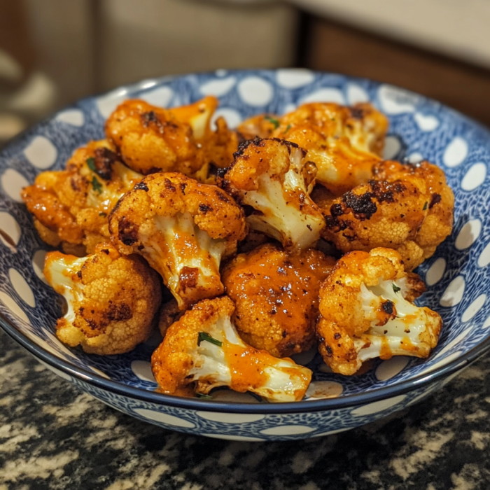 Air Fryer Cauliflower Buffalo Wings