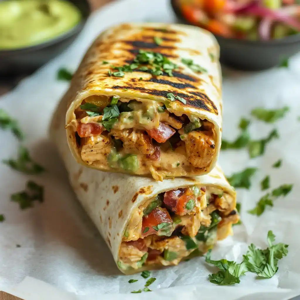 Chipotle Ranch Grilled Chicken Burrito