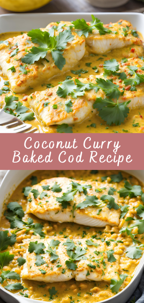 Coconut Curry Baked Cod Recipe