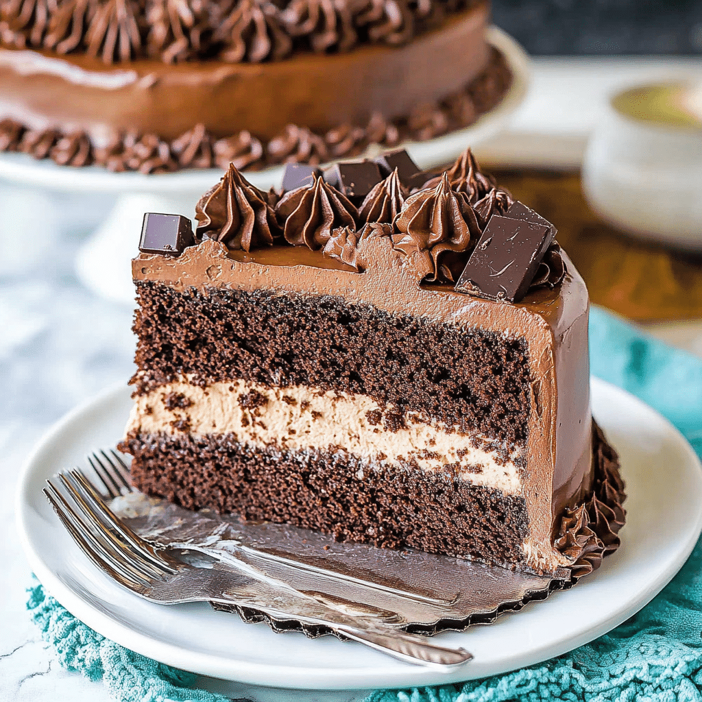 Copycat Hershey’s Chocolate Bar Cheesecake Cake