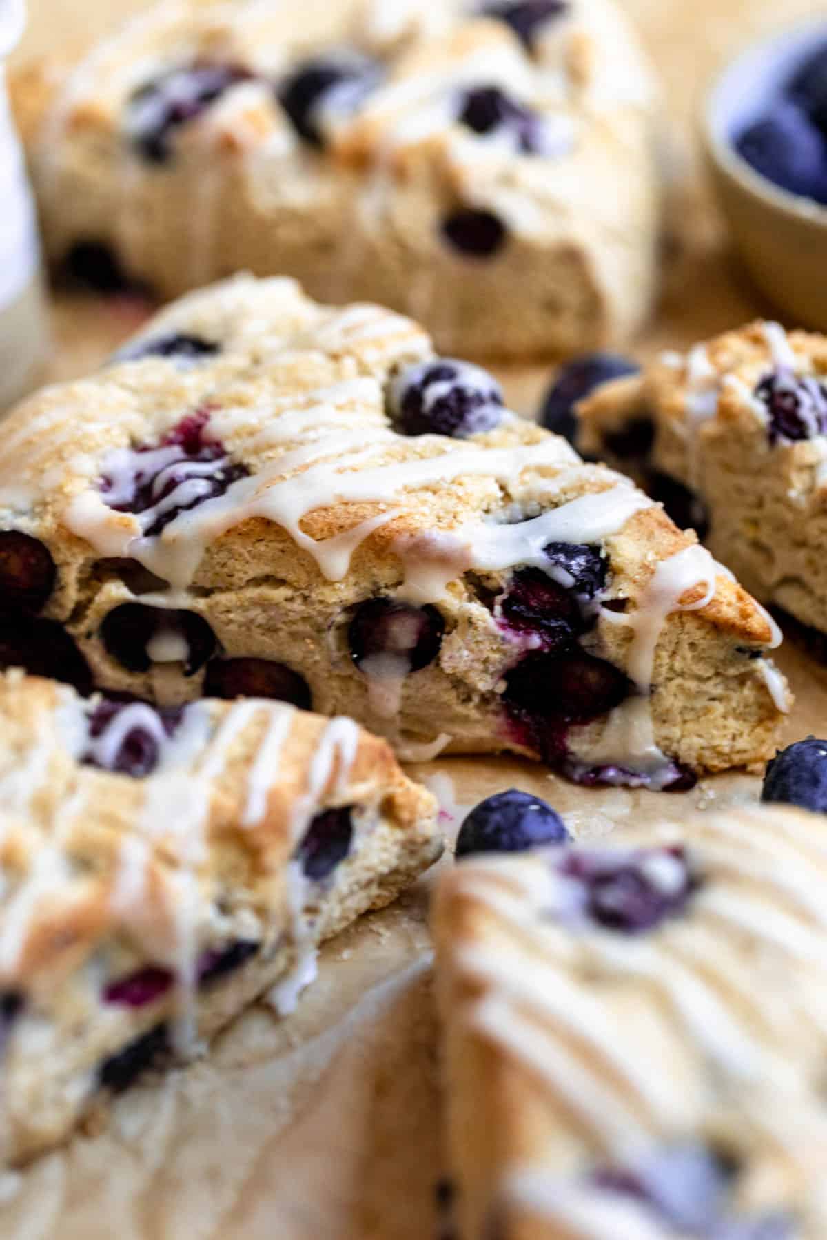 Gluten Free Blueberry Scones - Eat With Clarity