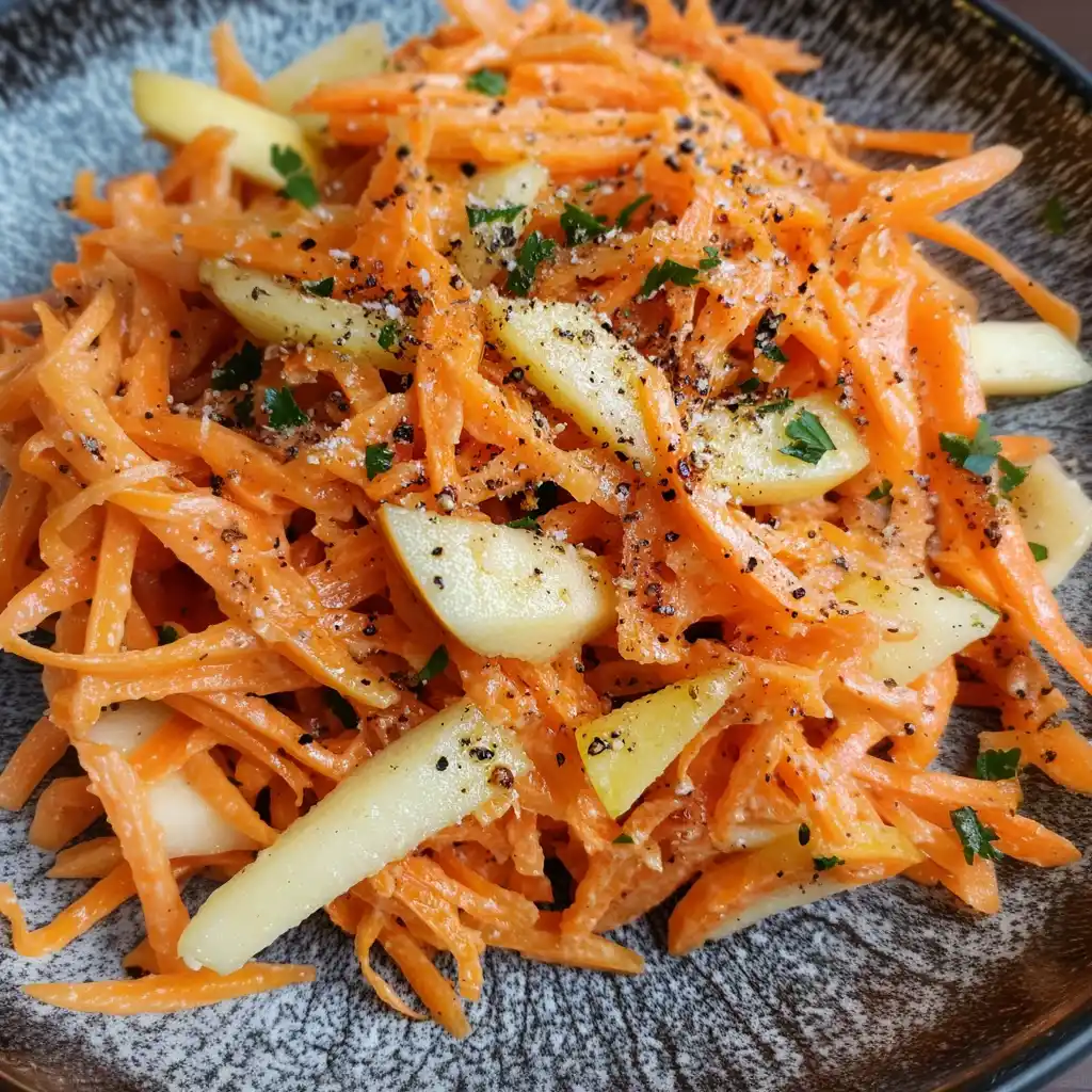 Healthy Carrot Apple Salad Recipe (15-Minutes)