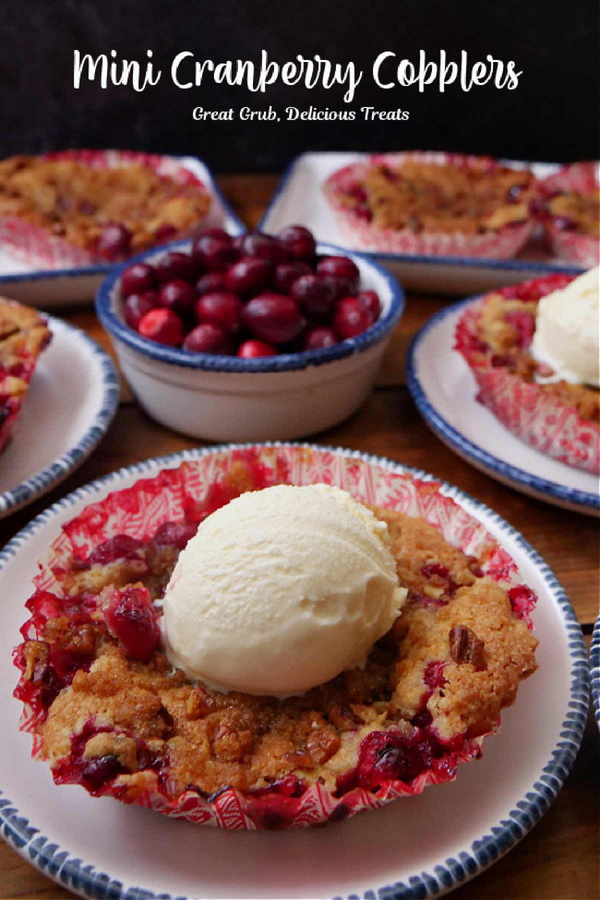 Mini Cranberry Cobbler - Great Grub, Delicious Treats