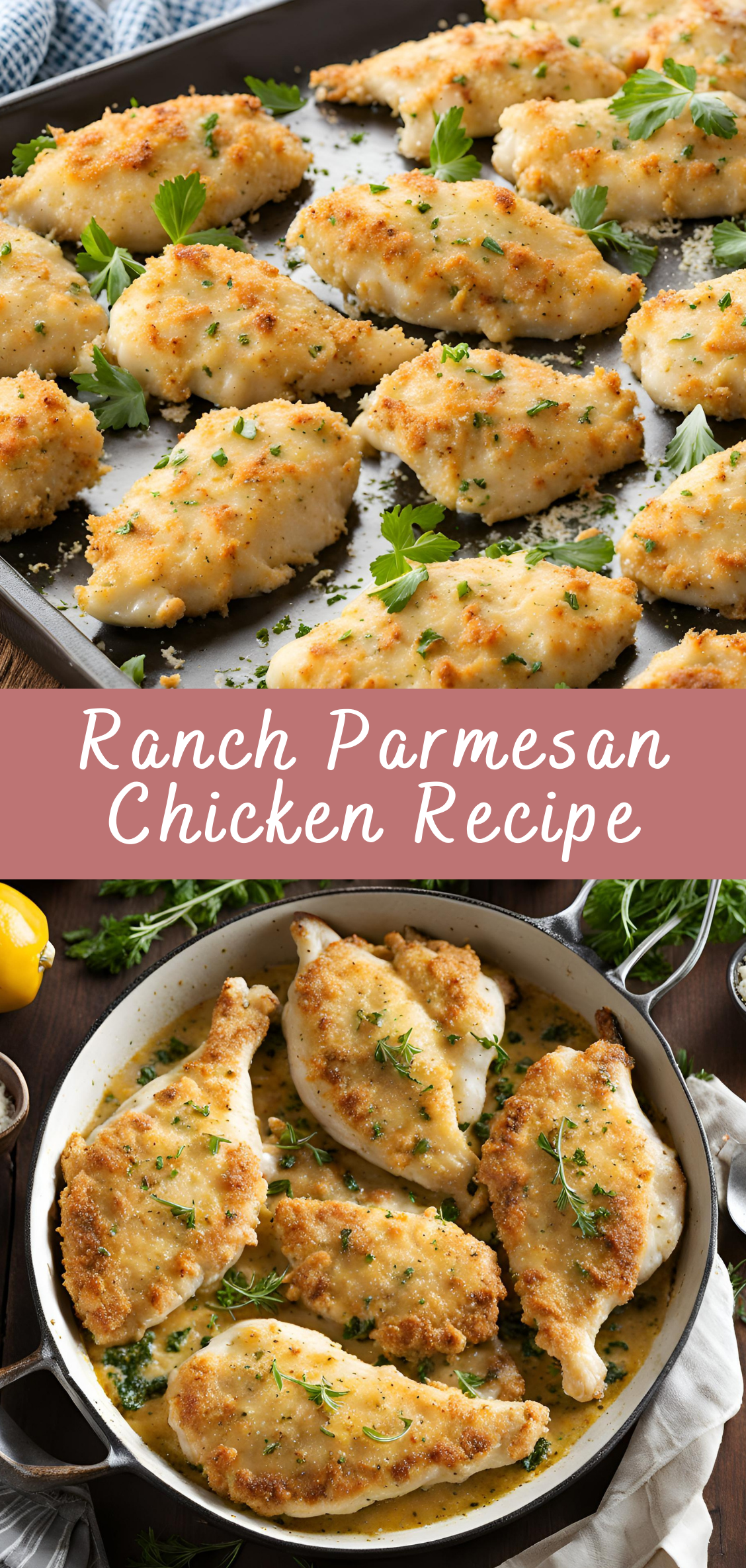 Ranch Parmesan Chicken Recipe | Cheff Recipes