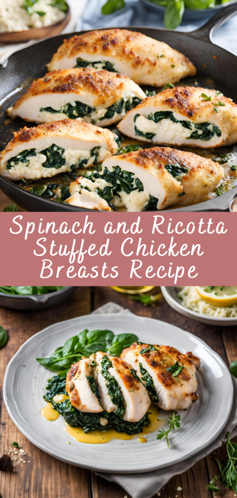 Spinach and Ricotta Stuffed Chicken Breasts Recipe