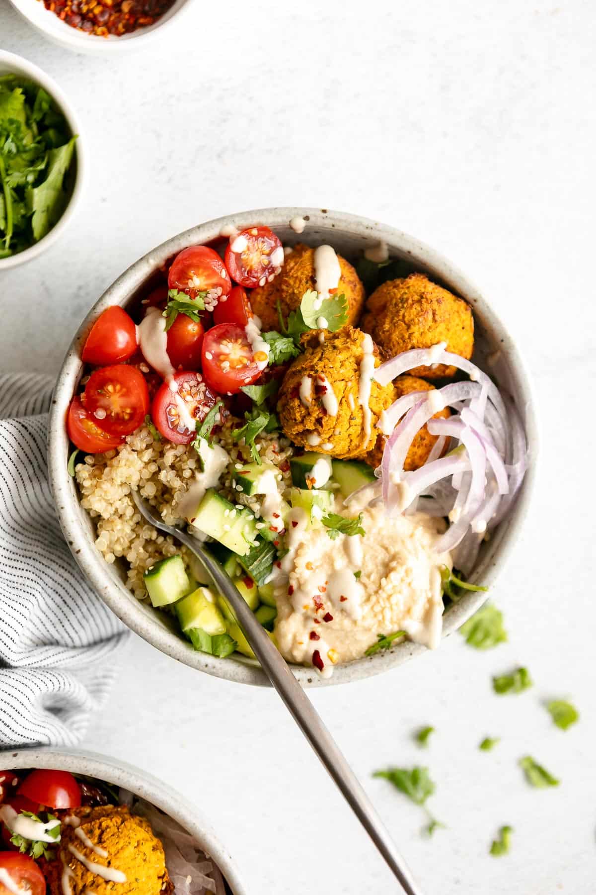 Sweet Potato Falafel Bowl - Eat With Clarity