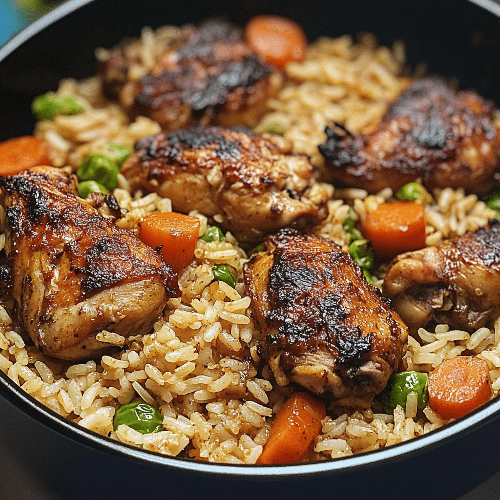 Caribbean Jerk Chicken and Rice