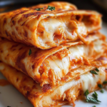 Cheesy Air Fryer Chicken Parmesan Wraps