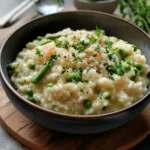 Creamy Spring Pea and Asparagus Risotto