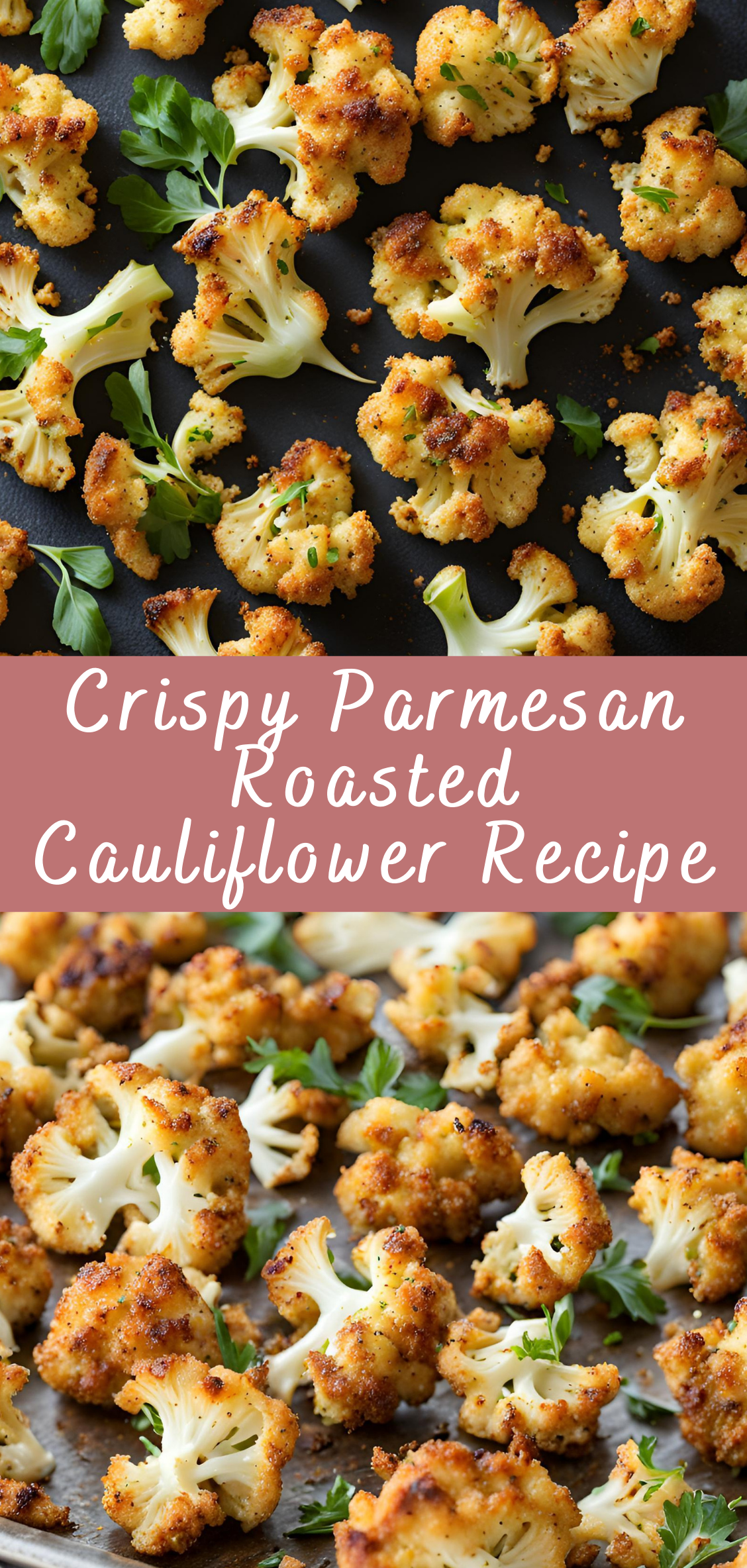 Crispy Parmesan Roasted Cauliflower Recipe