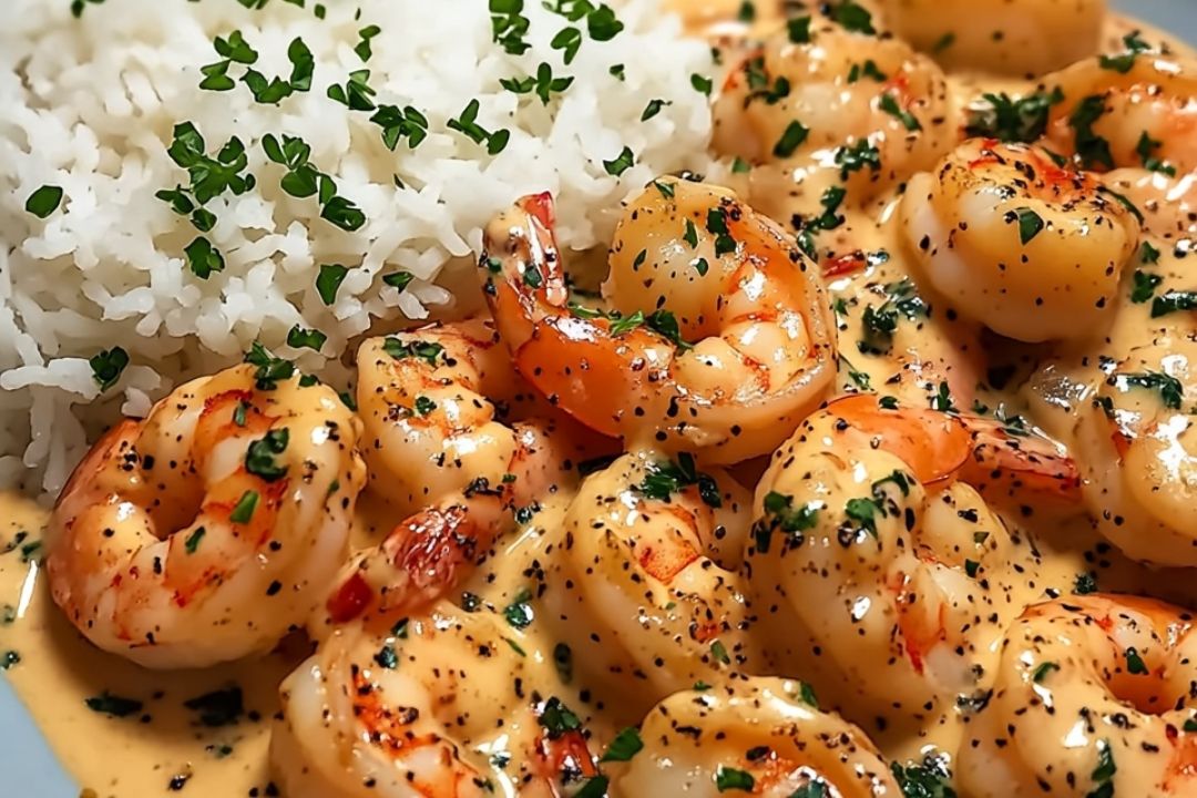 Easy Creamy Garlic Shrimp (15 Minutes)