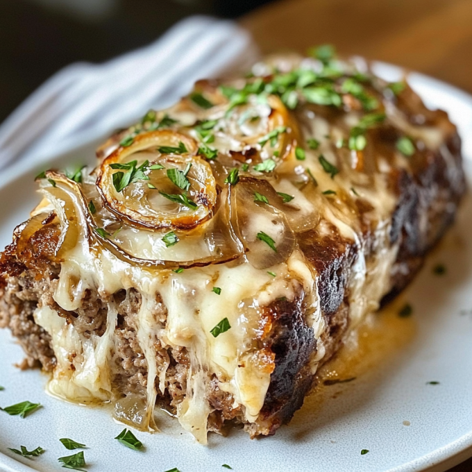 Easy French Onion Meatloaf