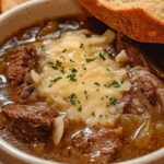 French Onion Beef Short Rib Soup