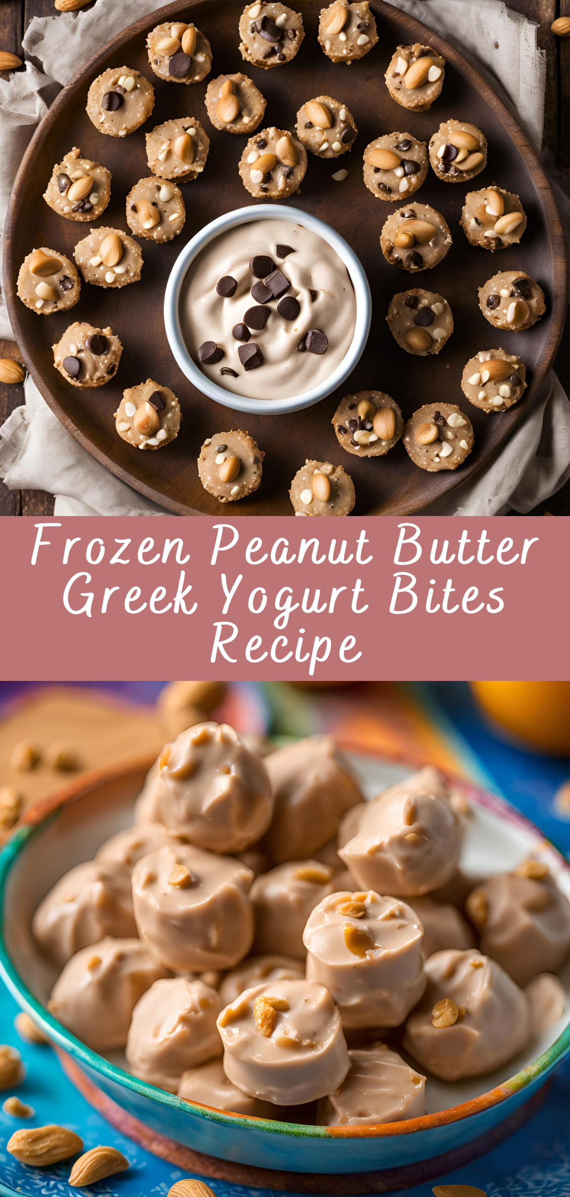 Frozen Peanut Butter Greek Yogurt Bites Recipe