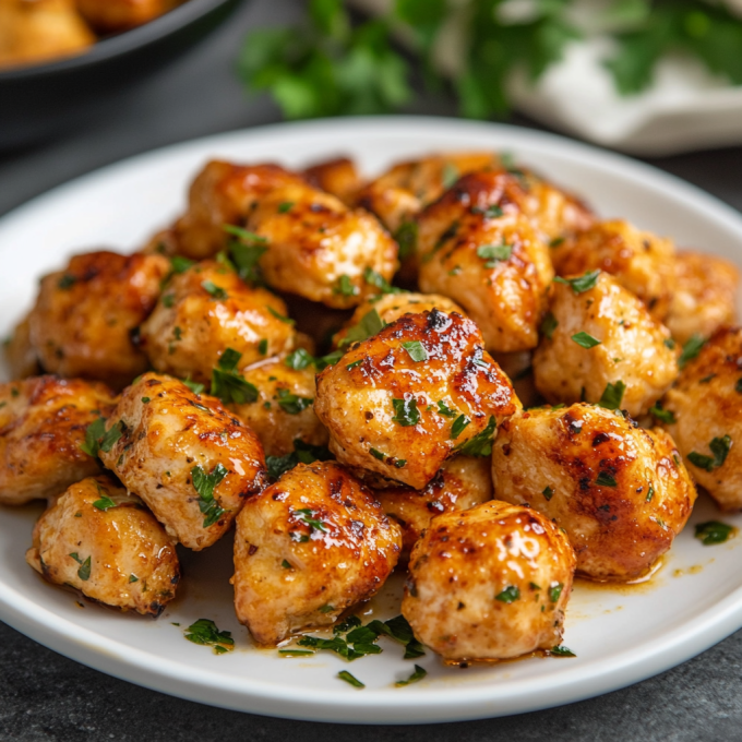 Garlic Butter Chicken Bites: Easy & Delicious Recipe