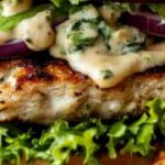 Grilled Chicken Caesar Burger: A Crispy, Creamy Twist on a Classic