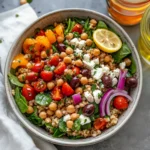 Healthy Mediterranean Farro Bowl