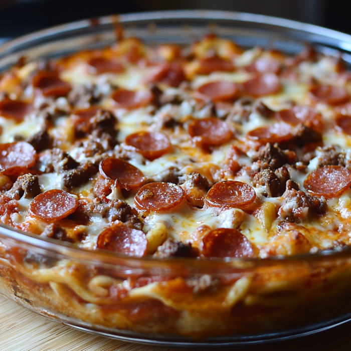 Meat Lovers Pizza Casserole