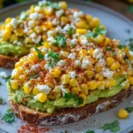 Mexican Street Corn Avocado Toast (15-Minutes)