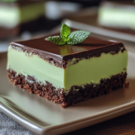 No-Bake Mint Chocolate Slice - Clara quick dinners