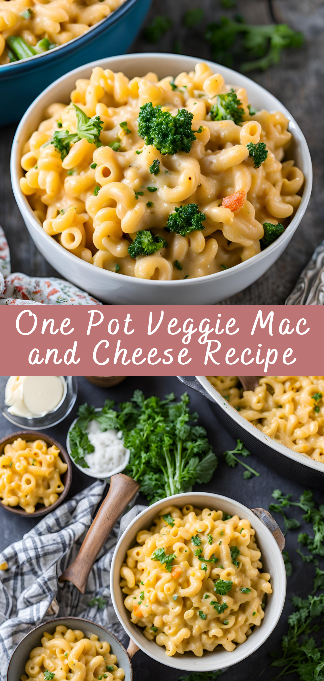 One Pot Veggie Mac and Cheese Recipe