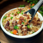 Onion Beef Fried Rice - Clara quick dinners