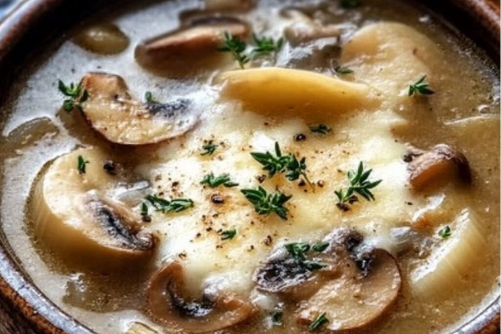 Rich & Savory French Onion Mushroom Soup: A Comforting Homemade Classic