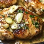 Rustic Roasted Garlic Chicken with Asiago Gravy