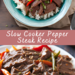 Slow Cooker Pepper Steak Recipe