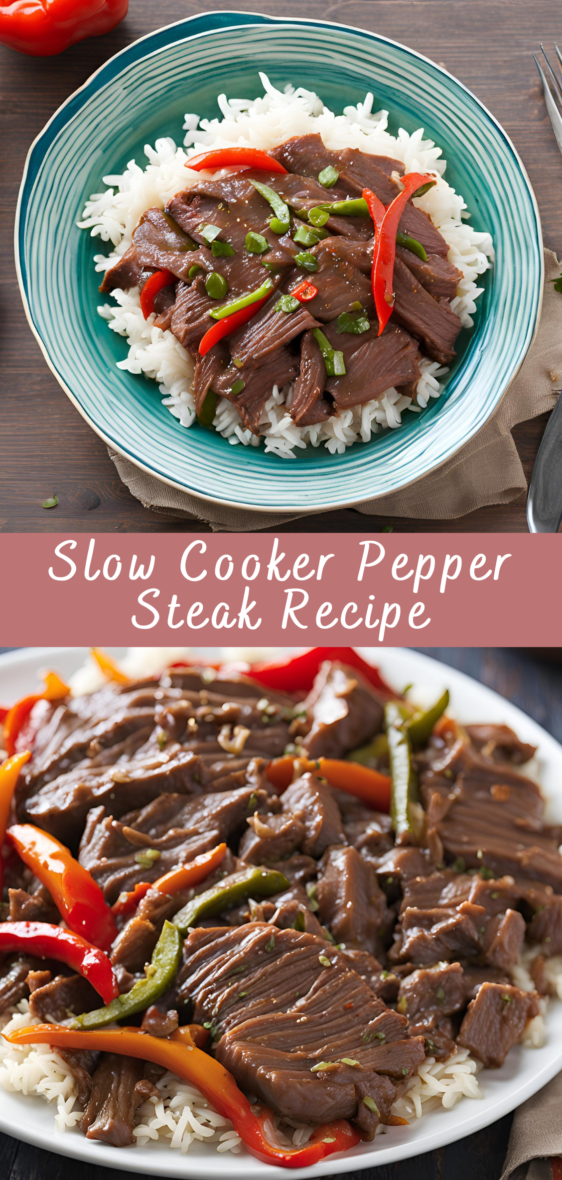 Slow Cooker Pepper Steak Recipe