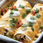 Smothered Baked Chicken Burritos Recipe