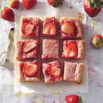 Strawberry Rhubarb Shortbread Bars - Clara quick dinners