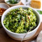 Vegan Nut Free Pesto Pasta