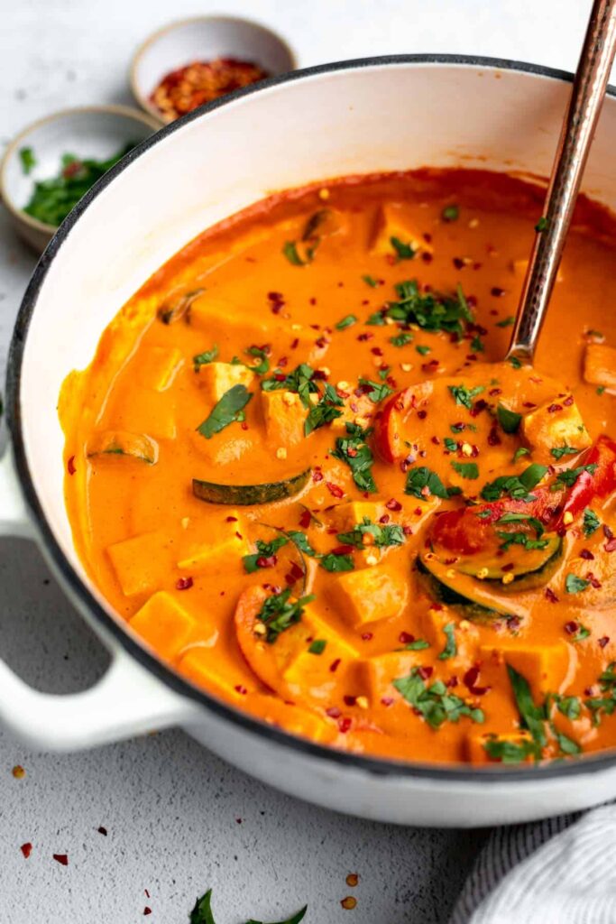 Vegan Thai Red Tofu Curry